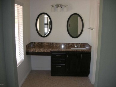Master bath counter area