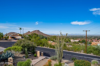 View from the patio looking north
