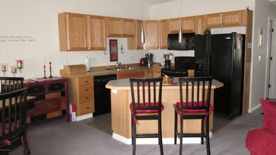 Open kitchen to dining & living room