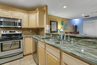 Granite breakfast bar