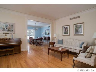 Living Room. Side-by-side formal living and dining