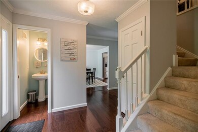 Its spacious entryway has plenty of natural light and leaves plenty of room to welcome your guests!