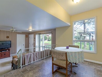 open and neutral eating area is open to the outsid