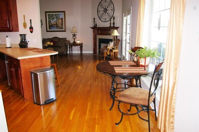 Dinette area with views into the back yard.