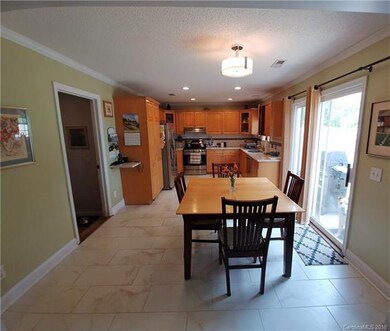 View of dinette area & kitchen
