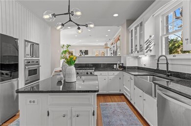 Chef's kitchen featuring Viking appliances.