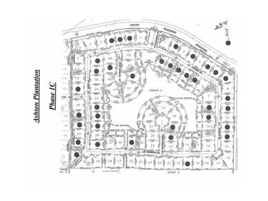 Plat Map. Ashton Plantation - Phase 1C