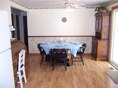 Kitchen. Large kitchen dining area with slider to 
