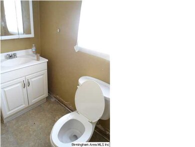Half bath off family room