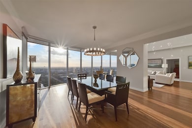 Stunning western vistas can be enjoyed from the ex