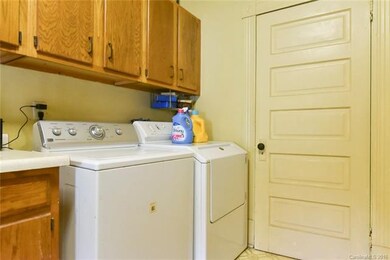 Washer and dryer hookups in kitchen