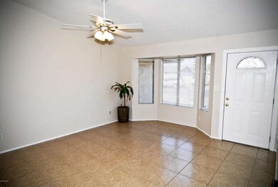 living room from hall