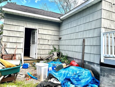 Back by garage entrance