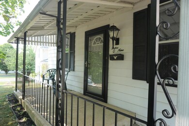 Covered front porch