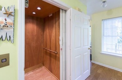 Elevator on garage