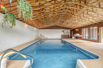 Your very own indoor, heated 16' x 32' swimming po