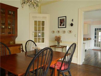 Dining Room Built in China corner cupboard, and bu