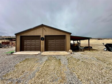 Detached 2 Car Garage plus car port for toy storag