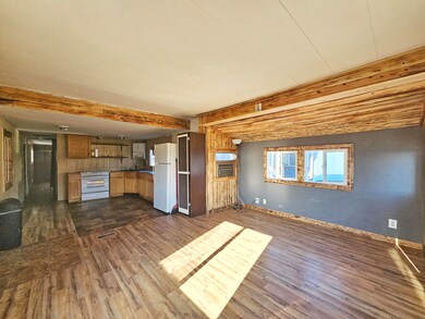 From living to kitchen dining area
