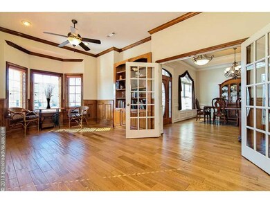 Executive Office/Suite. Could be used as another living area. Great detail in the woodwork of this room.