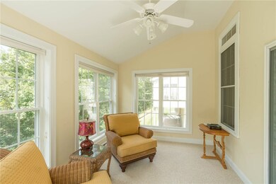 Heated Sun Room with lots of Western facing window