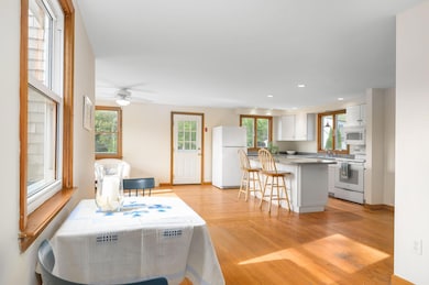 Front room to kitchen