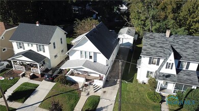 Wide lot, great front porch