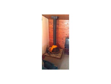 Fireplace in the Corner of the Living Room