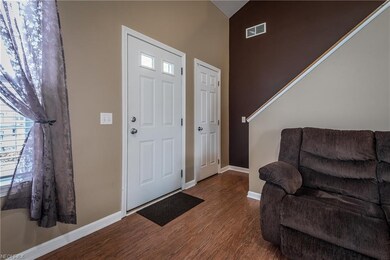 Inside the front door