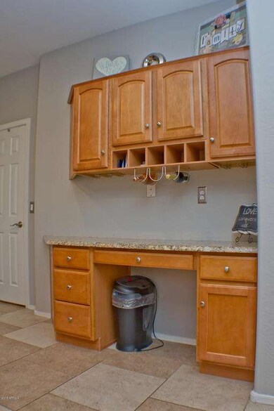 Kitchen/Desk and Storage