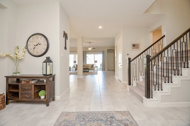 Wide open and airy, this is your view of the first