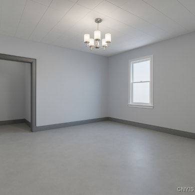 Virtually staged family room