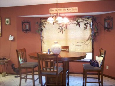 Dining Room. SITUATED AT ONE END OF KITCHEN WITH P