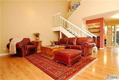 Easy care Pine laminate flooring in the Living, Di