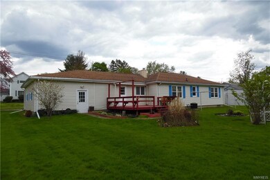 Rear of home
