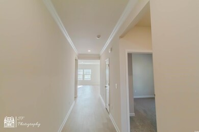 Corridor with crown molding