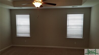 Master Bedroom with Trey Ceiling