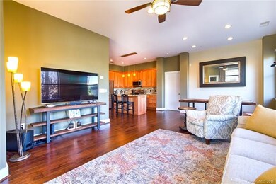 Entertain guests from kitchen as you prepare the m