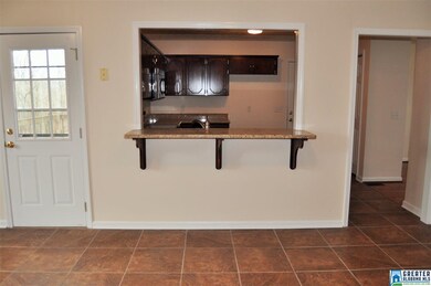 Breakfast room looking toward kitchen