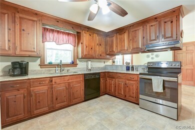 Very Large Kitchen with New Granite Countertops