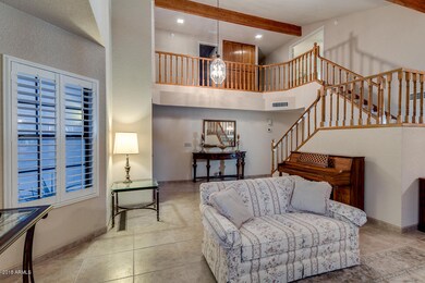 Vaulted Ceiling w/Wood Beams