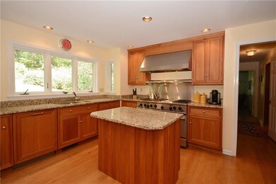 Newly renovated, eat-in kitchen with custom, high-