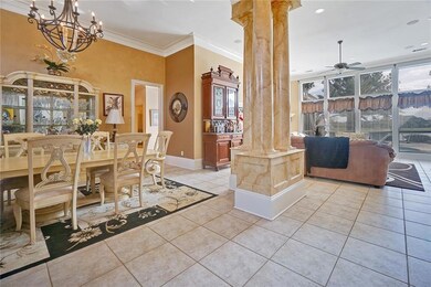 Formal Dining area opened to the Living room