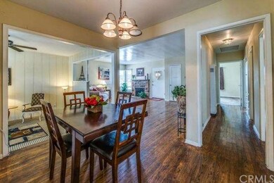 The Formal Dining room is spacious and is accented