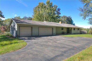 Large driveway with great turn around space.