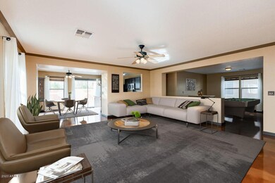Great Room Virtually Staged