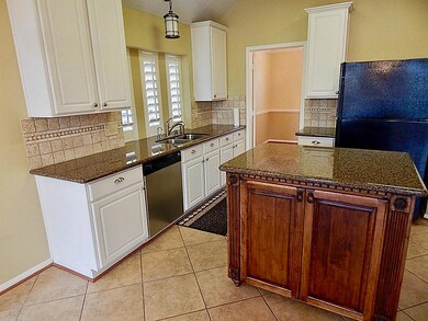 Custom Granite Island with Extra Storage
