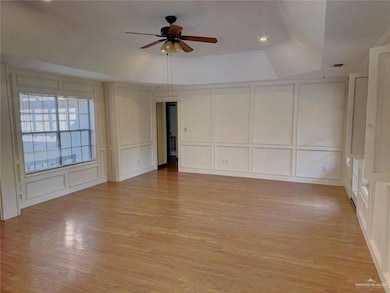 Large Family Room with wainscoating