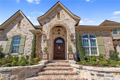 The entry into this beautiful home is warm and inv