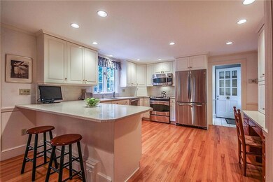 Updated eat in kitchen has quartz...